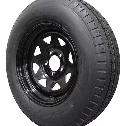 (Single Assembly) Antego Tire and Wheel 205/75D15 Trailer Tire – Reinforced 6-Ply-Ply Design, 15.0-Inch Rim – Built for Long-Distance Hauling & Stability | A15604500096206ST20575D15
