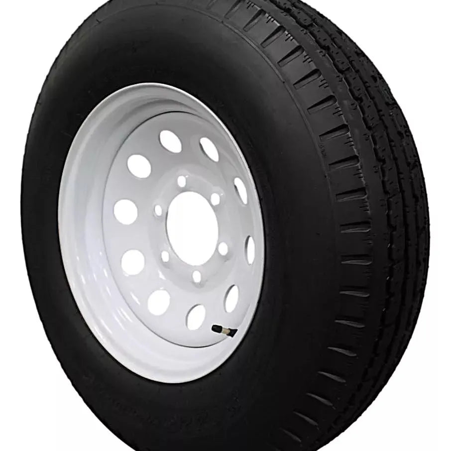 (Set of 4) Antego Tire and Wheel  225/75D15 Highway Terrain Assembly – Optimized for High Load Performance, 15.0-Inch Rim, Load 113.0, Speed M | A15604520116208ST22575D15-B4