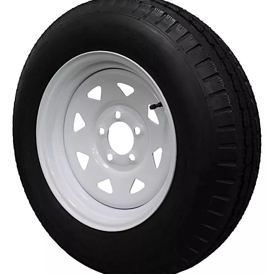 (Single Assembly) Antego Tire and Wheel 205/75D15 Trailer Tire – Reinforced 6-Ply-Ply Design, 15.0-Inch Rim – Built for Long-Distance Hauling & Stability | A15604500116206ST20575D15