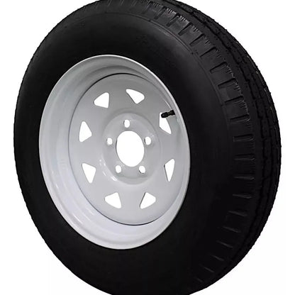(Single Assembly) Antego Tire and Wheel 205/75D15 Trailer Tire – Reinforced 6-Ply-Ply Design, 15.0-Inch Rim – Built for Long-Distance Hauling & Stability | A15604500116206ST20575D15