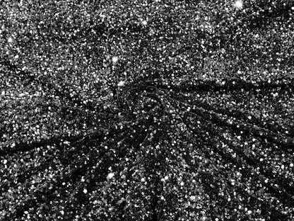 All-Over 5mm Shiny Sequins Stretch Velvet 54" Wide| New Creations Fabric & Foam Inc.