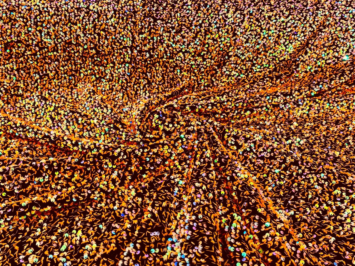 All-Over 5mm Shiny Sequins Stretch Velvet 54" Wide| New Creations Fabric & Foam Inc.