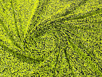 All-Over 5mm Shiny Sequins Stretch Velvet 54" Wide| New Creations Fabric & Foam Inc.