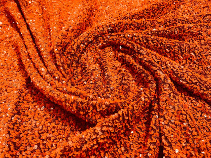 All-Over 5mm Shiny Sequins Stretch Velvet 54" Wide| New Creations Fabric & Foam Inc.