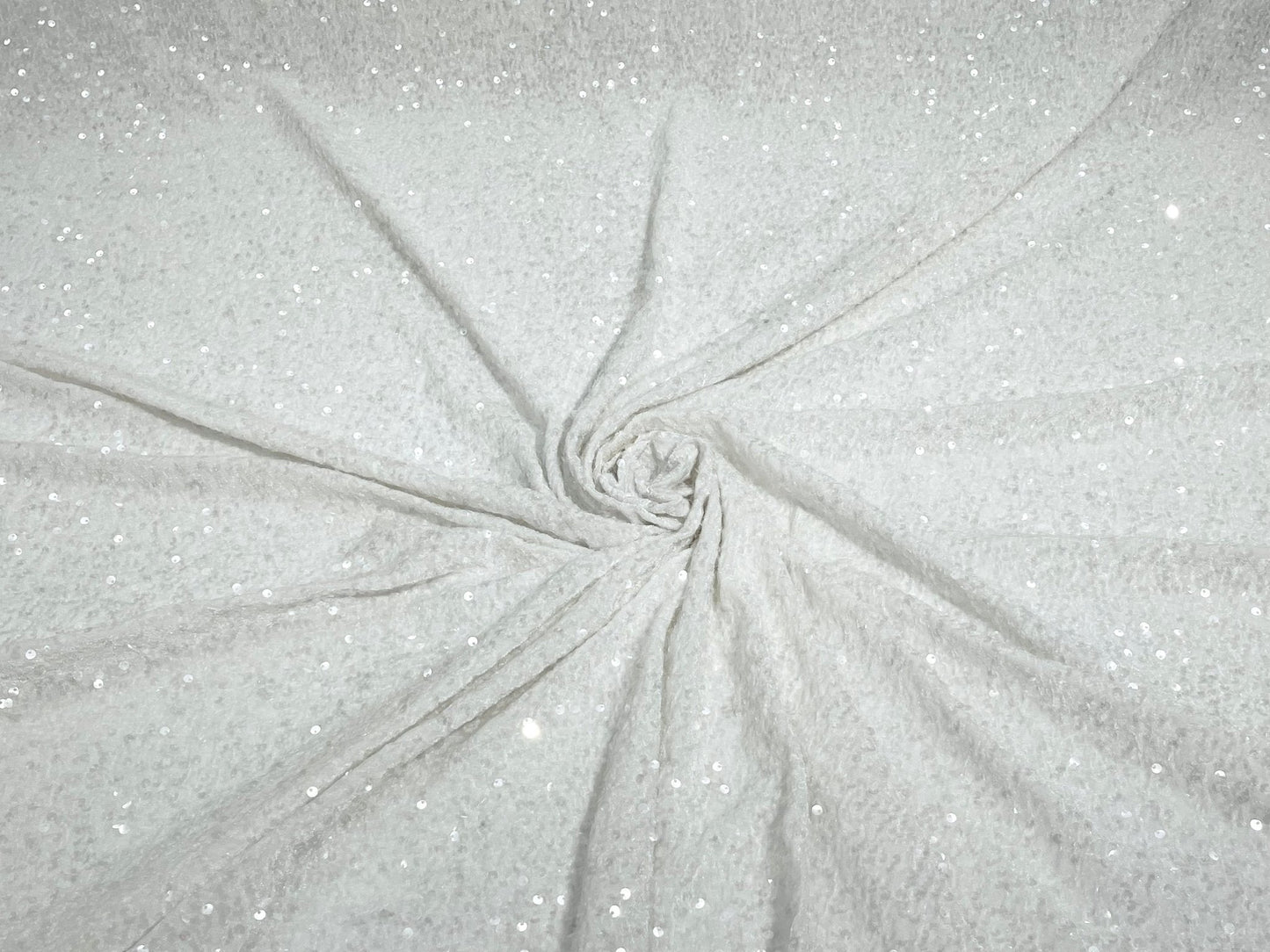 All-Over 5mm Shiny Sequins Stretch Velvet 54" Wide| New Creations Fabric & Foam Inc.