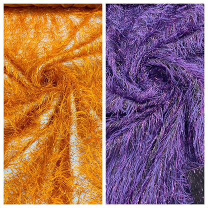 Shaggy Jacquard Faux Ostrich Eye Lash 54" Wide| New Creations Fabric & Foam Inc.