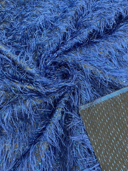 Shaggy Jacquard Faux Ostrich Eye Lash 54" Wide| New Creations Fabric & Foam Inc.