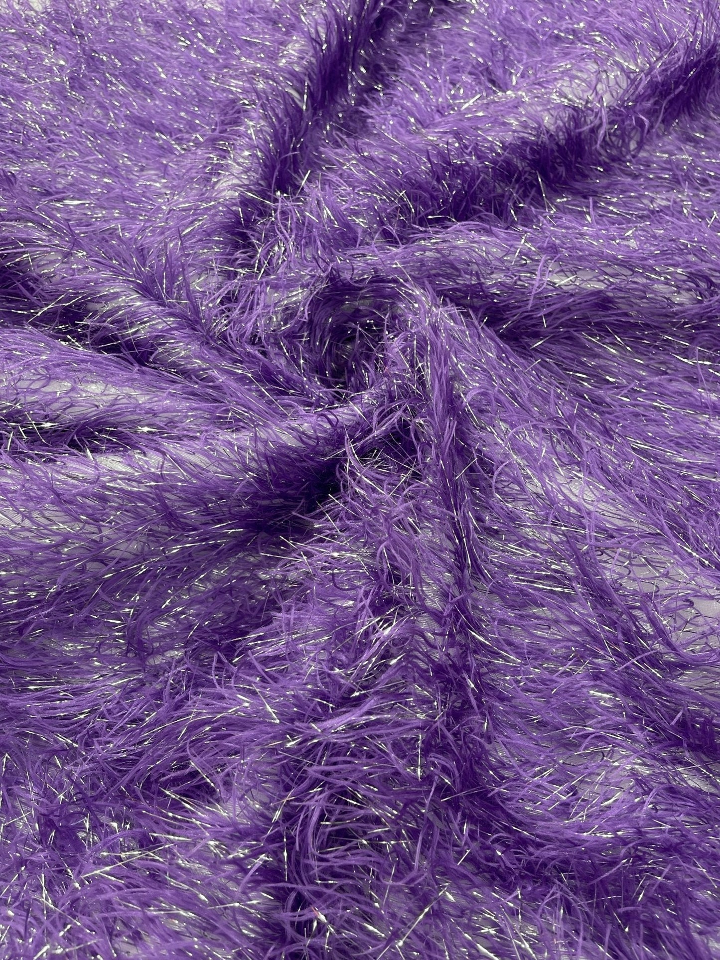 Shaggy Jacquard Faux Ostrich Eye Lash 54" Wide| New Creations Fabric & Foam Inc.