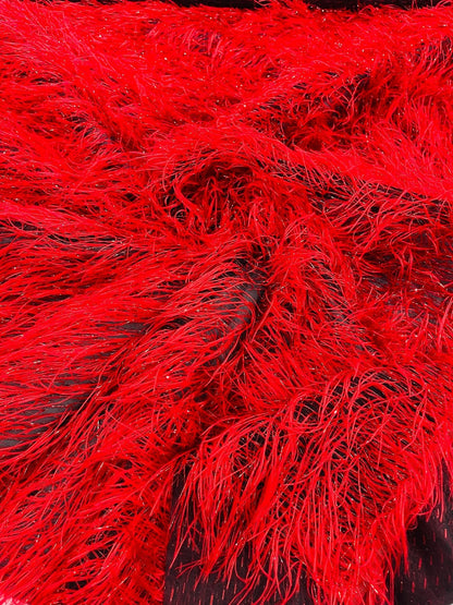 Shaggy Jacquard Faux Ostrich Eye Lash 54" Wide| New Creations Fabric & Foam Inc.