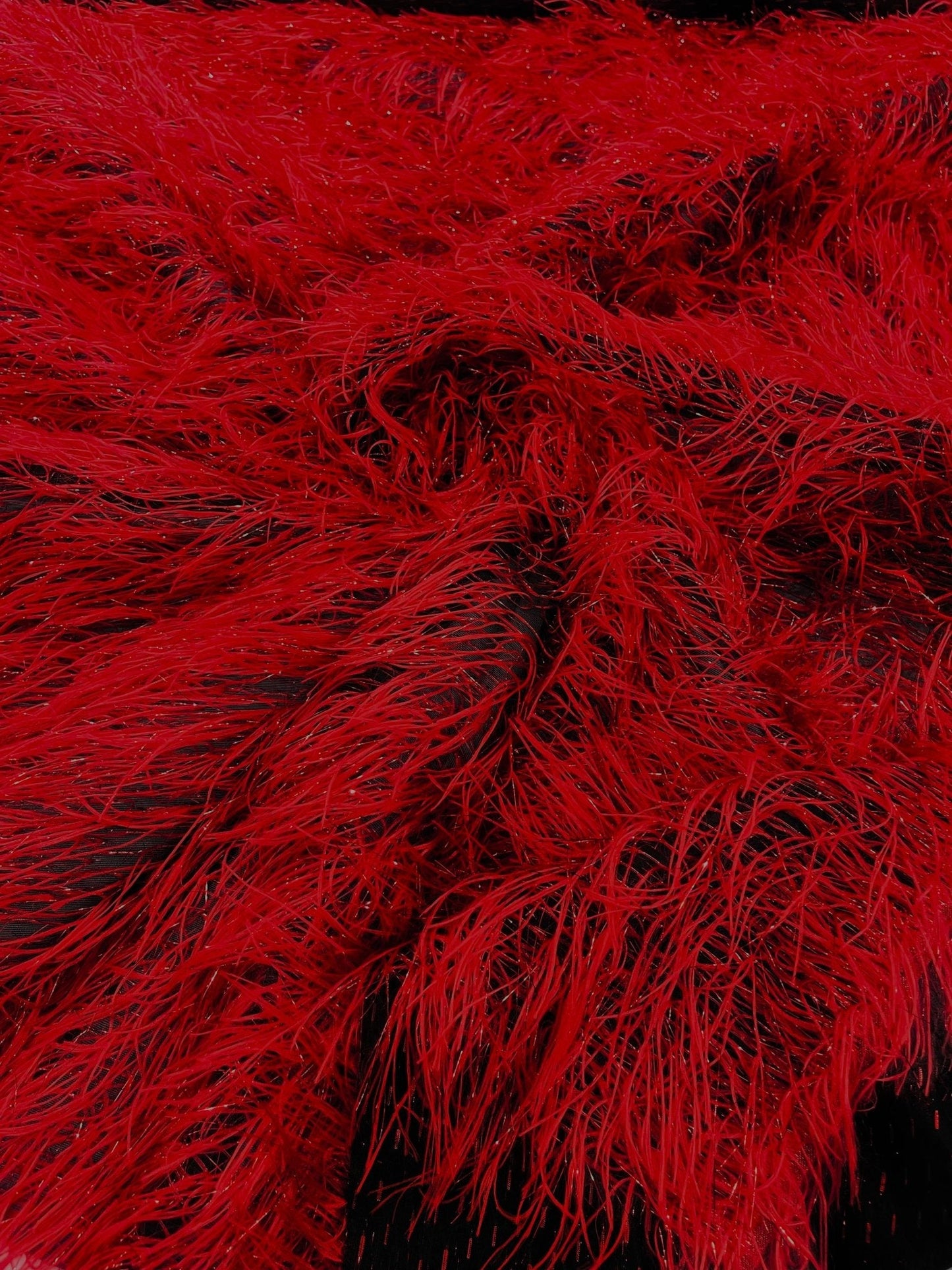 Shaggy Jacquard Faux Ostrich Eye Lash 54" Wide| New Creations Fabric & Foam Inc.