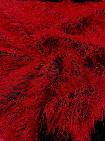 Shaggy Jacquard Faux Ostrich Eye Lash 54" Wide| New Creations Fabric & Foam Inc.