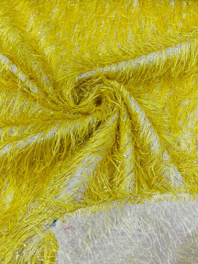 Shaggy Jacquard Faux Ostrich Eye Lash 54" Wide| New Creations Fabric & Foam Inc.