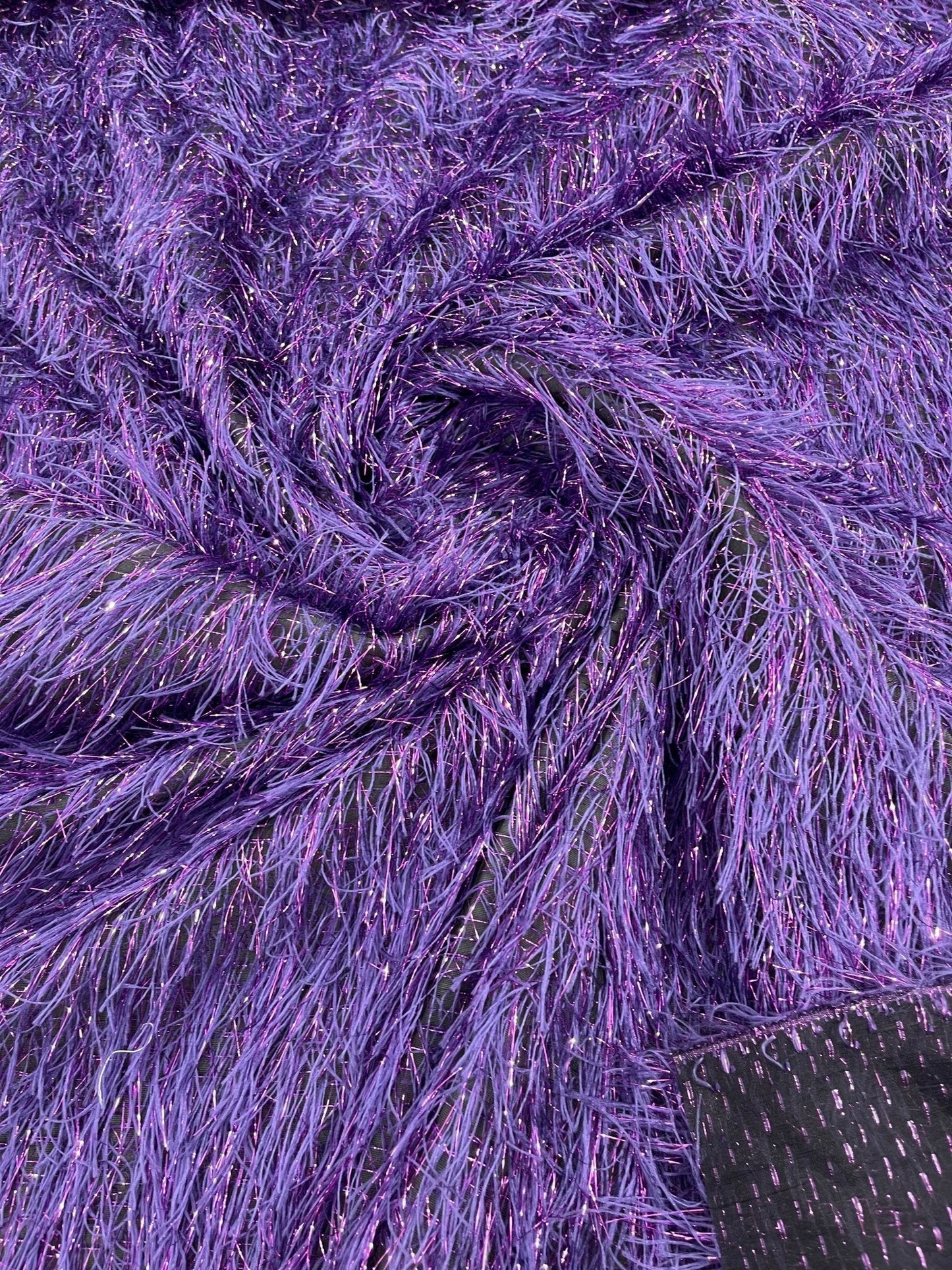 Shaggy Jacquard Faux Ostrich Eye Lash 54" Wide| New Creations Fabric & Foam Inc.
