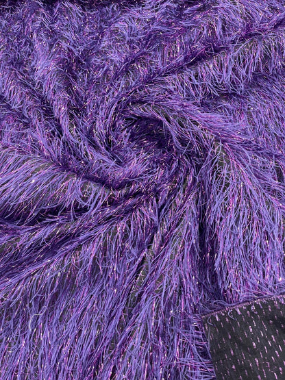 Shaggy Jacquard Faux Ostrich Eye Lash 54" Wide| New Creations Fabric & Foam Inc.