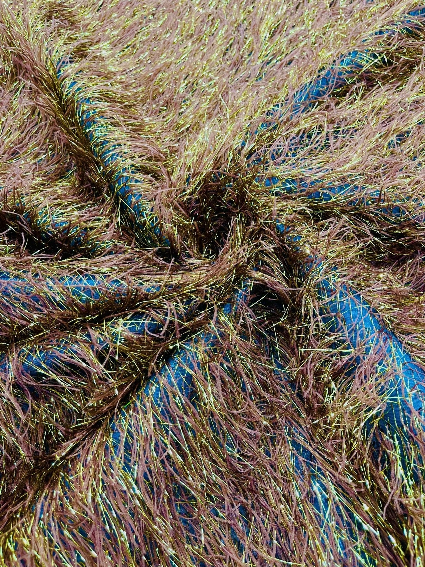 Shaggy Jacquard Faux Ostrich Eye Lash 54" Wide| New Creations Fabric & Foam Inc.