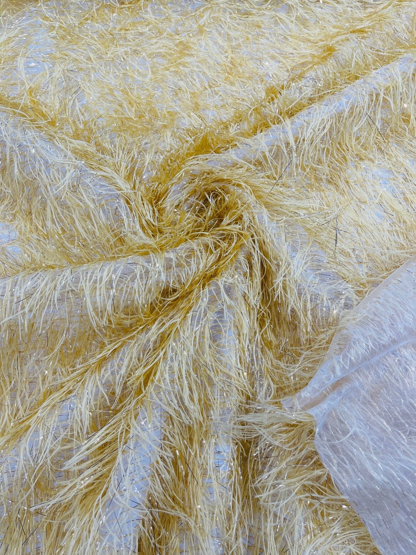 Shaggy Jacquard Faux Ostrich Eye Lash 54" Wide| New Creations Fabric & Foam Inc.