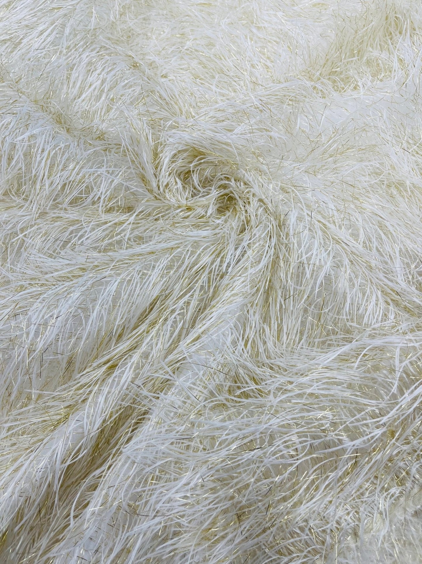 Shaggy Jacquard Faux Ostrich Eye Lash 54" Wide| New Creations Fabric & Foam Inc.