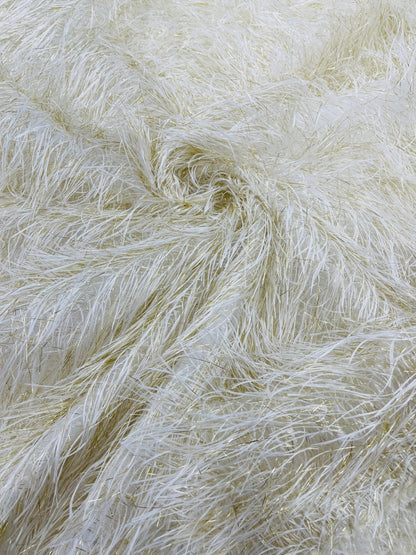 Shaggy Jacquard Faux Ostrich Eye Lash 54" Wide| New Creations Fabric & Foam Inc.