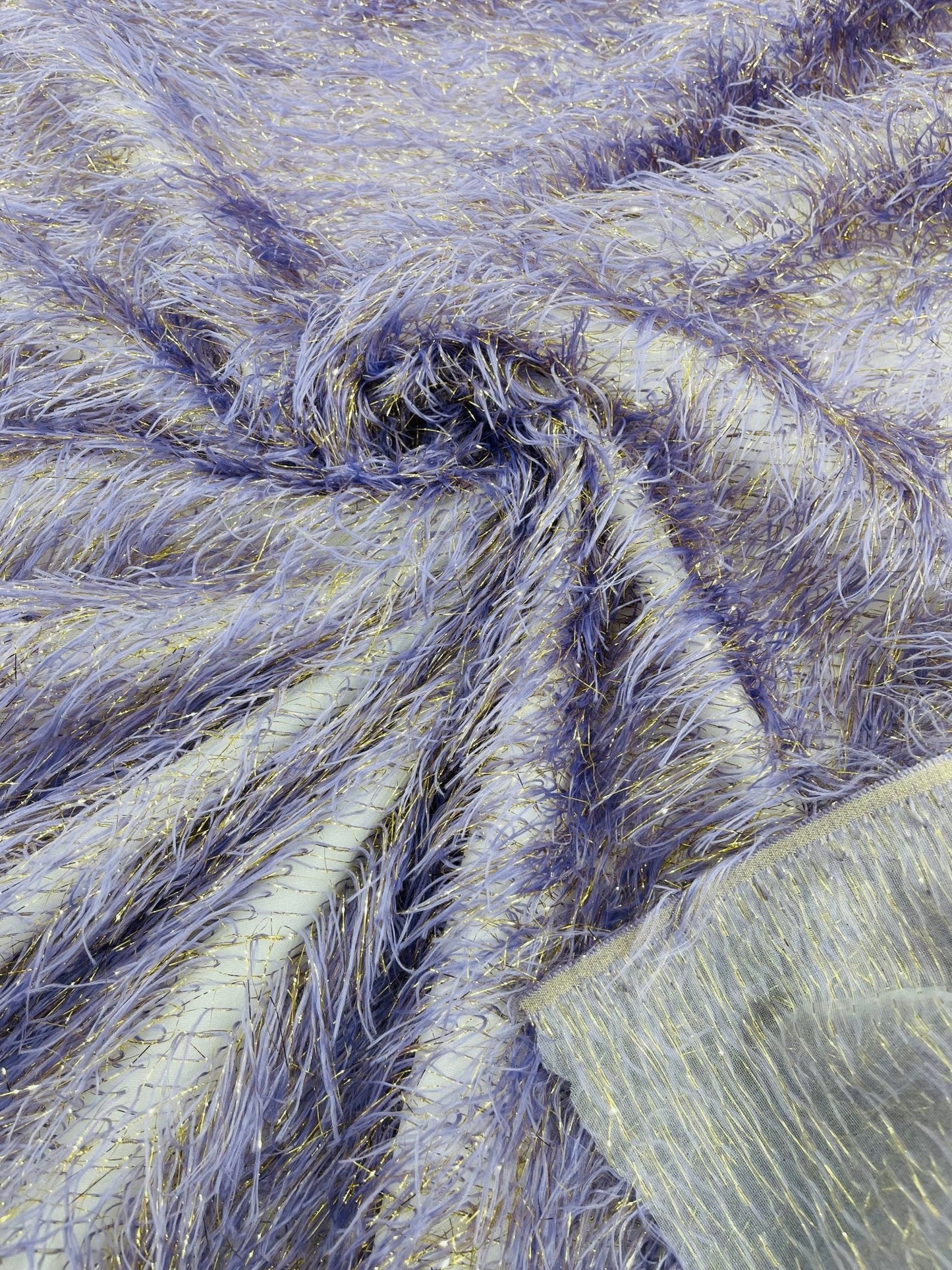 Shaggy Jacquard Faux Ostrich Eye Lash 54" Wide| New Creations Fabric & Foam Inc.
