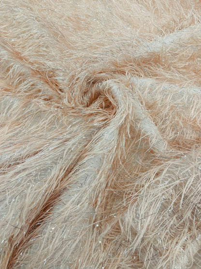 Shaggy Jacquard Faux Ostrich Eye Lash 54" Wide| New Creations Fabric & Foam Inc.