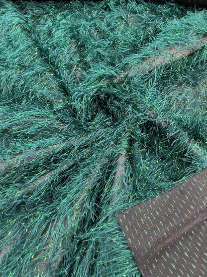 Shaggy Jacquard Faux Ostrich Eye Lash 54" Wide| New Creations Fabric & Foam Inc.