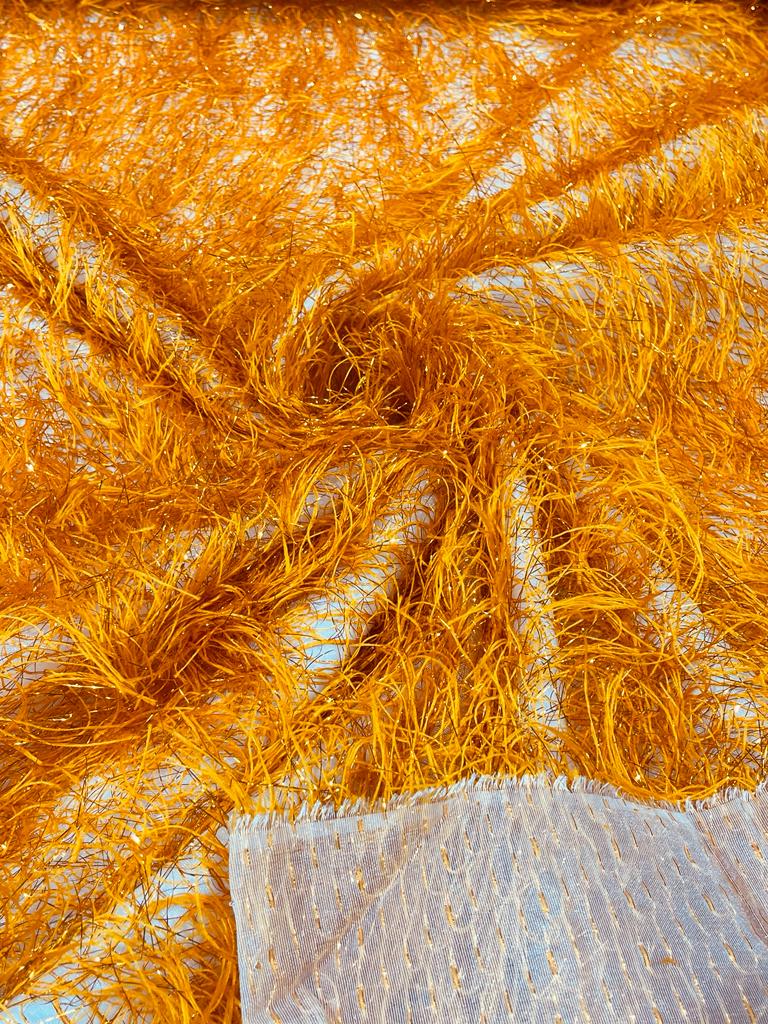 Shaggy Jacquard Faux Ostrich Eye Lash 54" Wide| New Creations Fabric & Foam Inc.