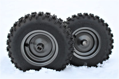 13x4.10-6 Tire Wheel Assembly with Non-Directional Snow Tire (Set of 2)  Ariens 07101238
