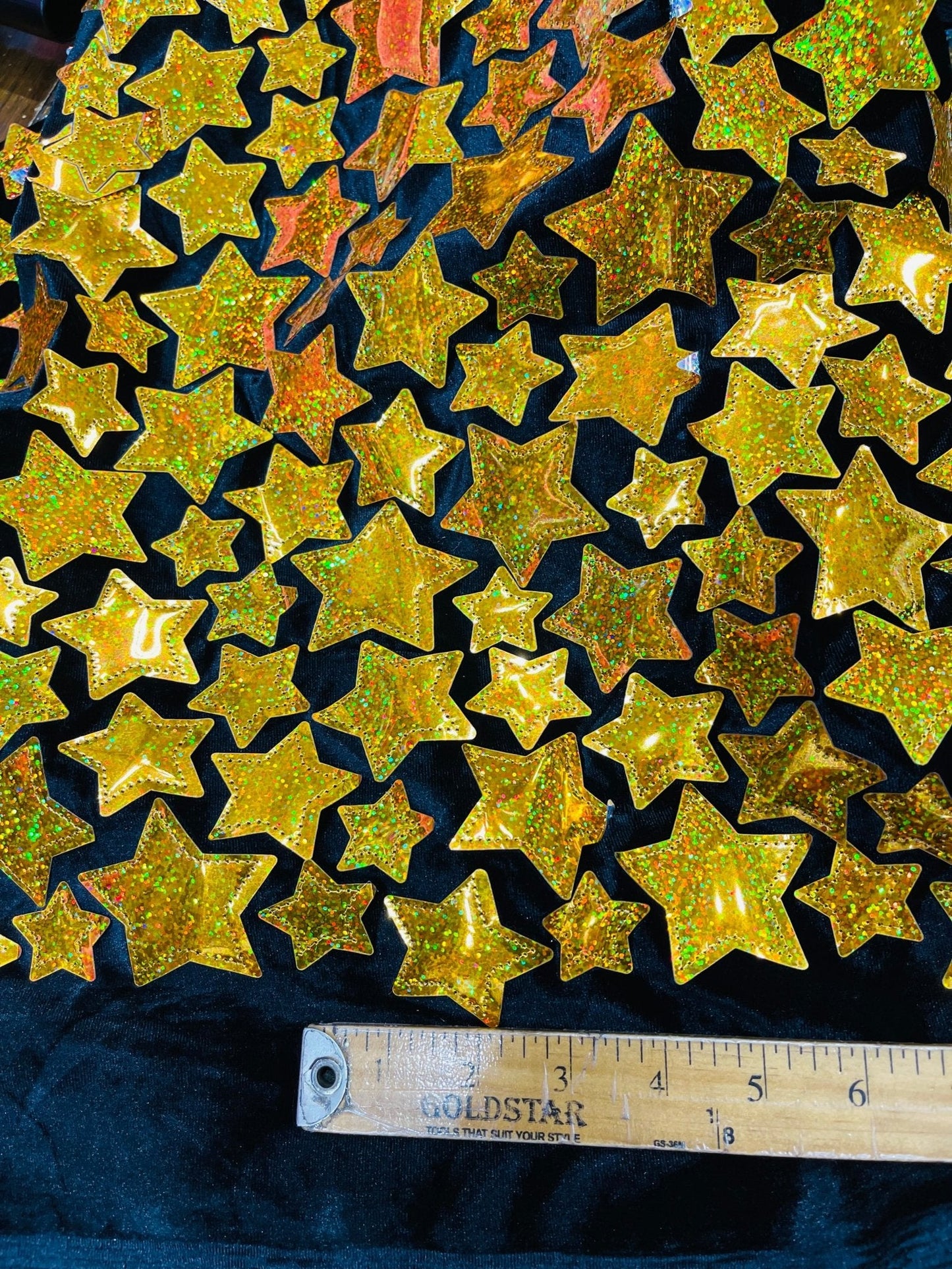 Star Sequin Velvet 58" Wide| New Creations Fabric & Foam Inc.