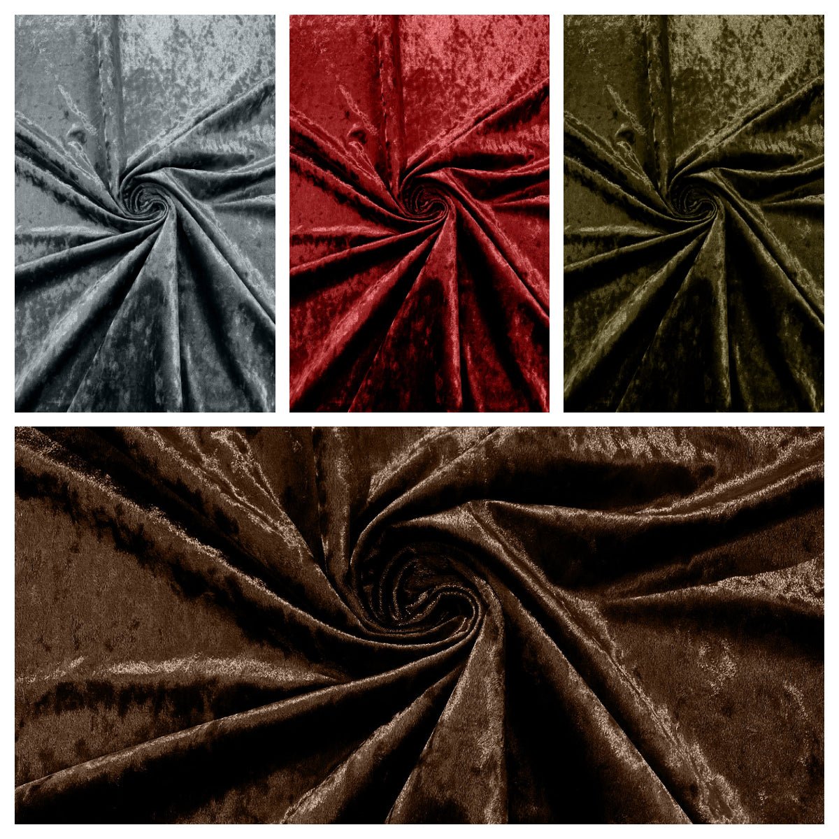 Stretch Crushed Velvet 58" Wide| New Creations Fabric & Foam Inc.
