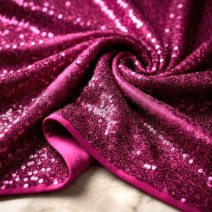 Sword Sequin Fabric by the Yard 54” Wide – Iridescent Flip Sequin Stretch Fabric for Dresses, Costumes, Backdrops & Event Decor