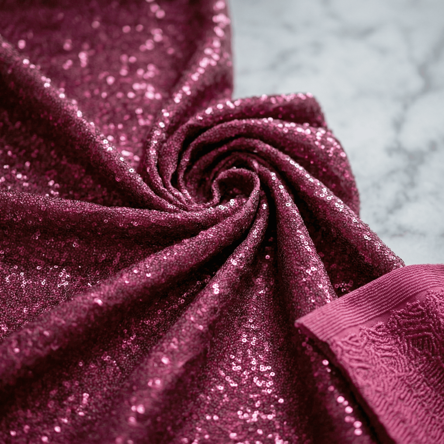 Sword Sequin Fabric by the Yard 54” Wide – Iridescent Flip Sequin Stretch Fabric for Dresses, Costumes, Backdrops & Event Decor
