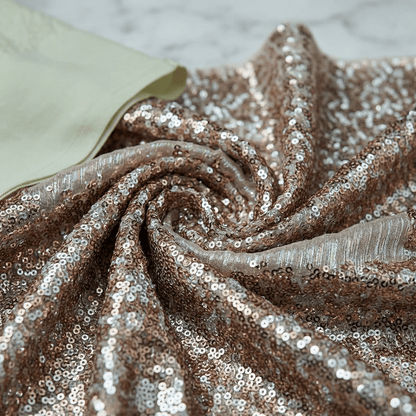 Sword Sequin Fabric by the Yard 54” Wide – Iridescent Flip Sequin Stretch Fabric for Dresses, Costumes, Backdrops & Event Decor