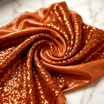 Sword Sequin Fabric by the Yard 54” Wide – Iridescent Flip Sequin Stretch Fabric for Dresses, Costumes, Backdrops & Event Decor