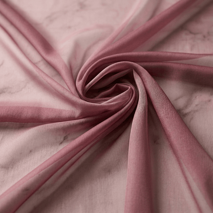 Two Tone Chiffon Fabric 58” Wide by the Yard – Sheer Ombre Chiffon Fabric for Dresses, Draping, Scarves, Wedding Decor & Overlays