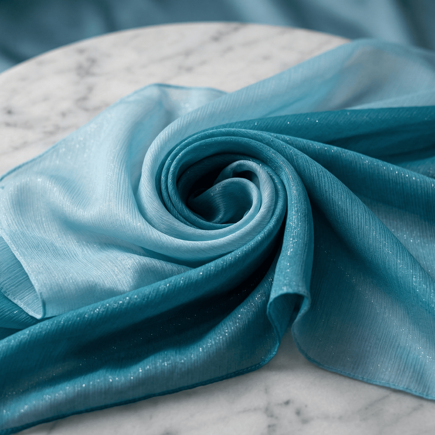 Two Tone Chiffon Fabric 58” Wide by the Yard – Sheer Ombre Chiffon Fabric for Dresses, Draping, Scarves, Wedding Decor & Overlays