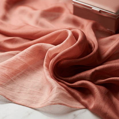 Two Tone Chiffon Fabric 58” Wide by the Yard – Sheer Ombre Chiffon Fabric for Dresses, Draping, Scarves, Wedding Decor & Overlays