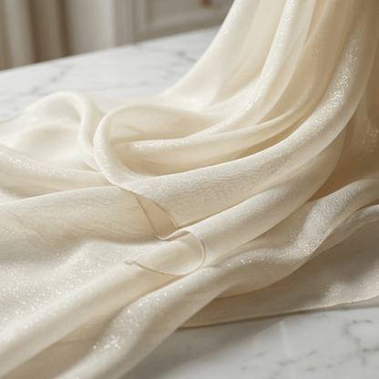 Two Tone Chiffon Fabric 58” Wide by the Yard – Sheer Ombre Chiffon Fabric for Dresses, Draping, Scarves, Wedding Decor & Overlays