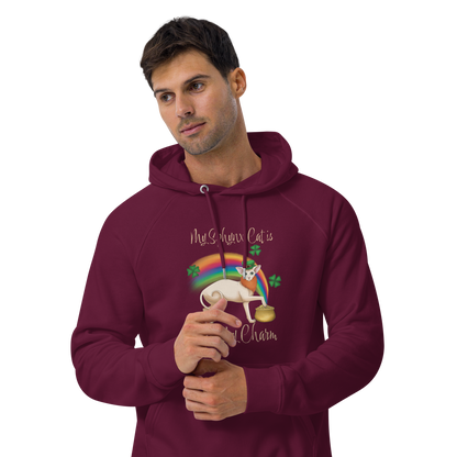 "MY SPHYNX IS MY LUCKY CHARM" UNISEX ECO HOODIE