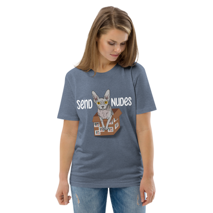 "SEND NUDES" UNISEX ECO TEE