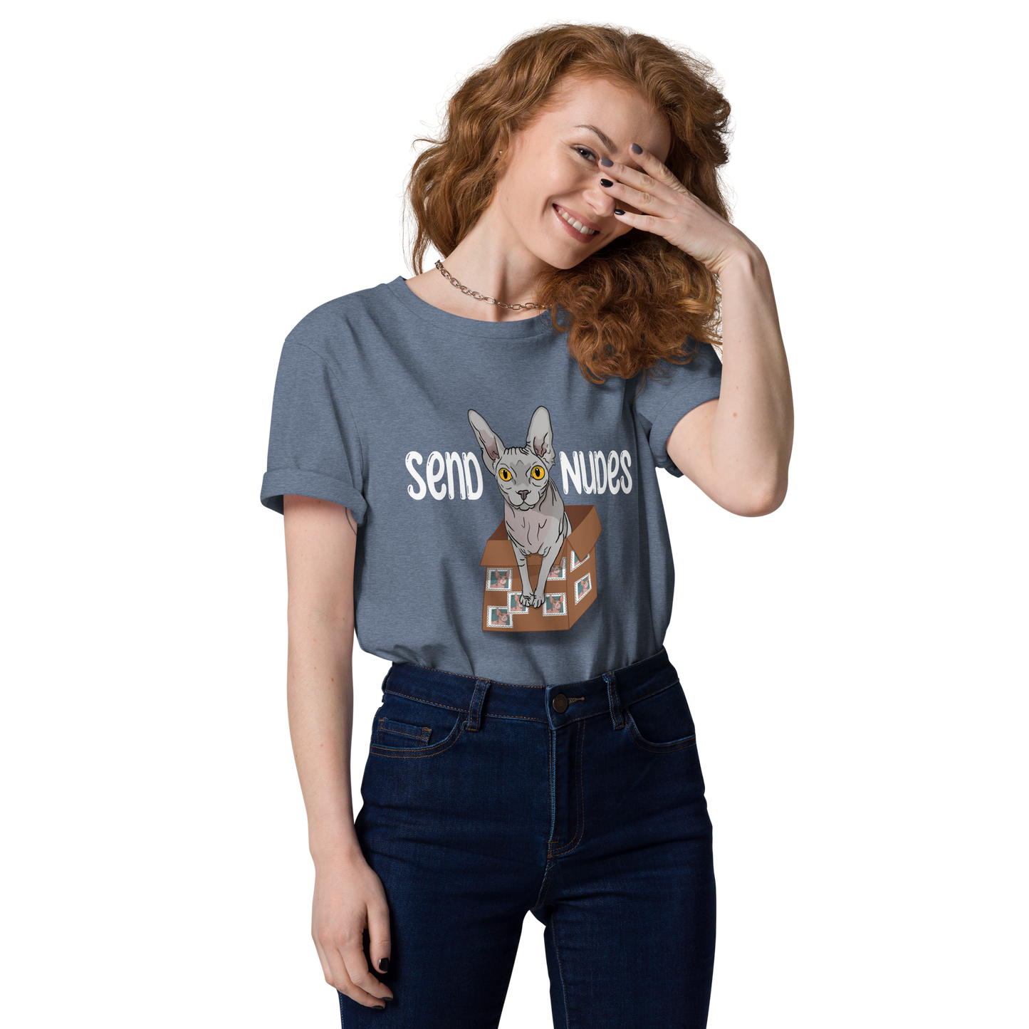 "SEND NUDES" UNISEX ECO TEE