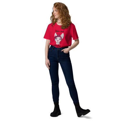 "NEVER A BAD HAIR DAY" UNISEX ECO TEE