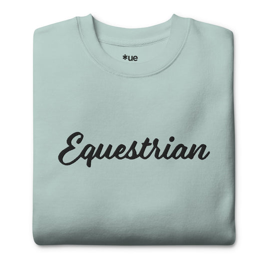 Unisex Premium Sweatshirt - Equestrian - Lighter Hues