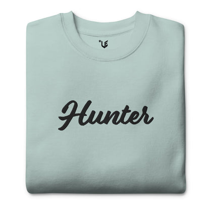 Unisex Premium Sweatshirt - Embroidered - Hunter (Light Hues)