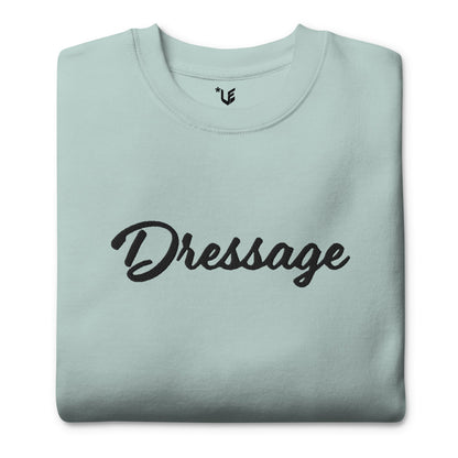 Unisex Premium Sweatshirt - Embroidered - Dressage (Lighter Hues)
