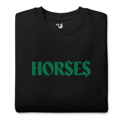 Unisex Premium Sweatshirt - Embroidered - HOR$E$