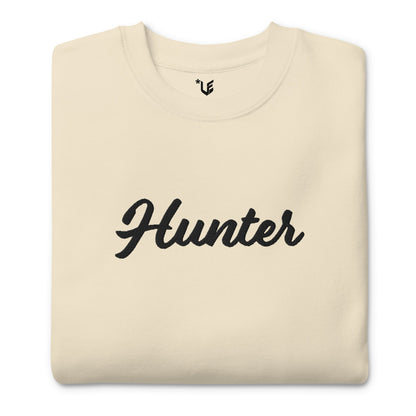 Unisex Premium Sweatshirt - Embroidered - Hunter (Light Hues)
