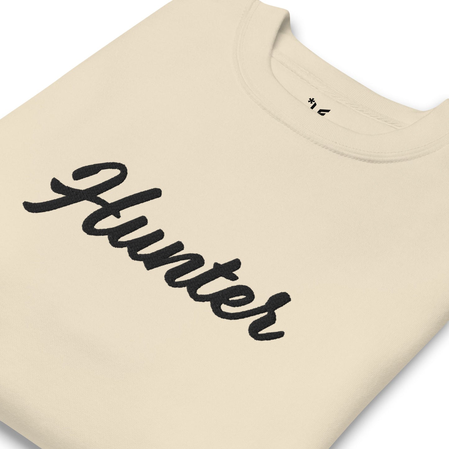 Unisex Premium Sweatshirt - Embroidered - Hunter (Light Hues)
