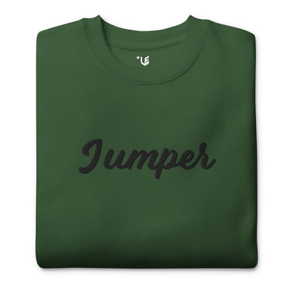 Unisex Premium Sweatshirt - Embroidered - Jumper (Darker Hues)