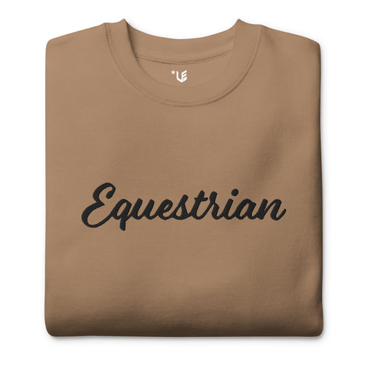 Unisex Premium Sweatshirt - Equestrian - Darker Hues