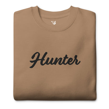 Unisex Premium Sweatshirt - Embroidered - Hunter (Darker Hues)